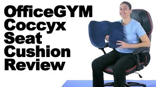 OfficeGYM Coccyx Seat Cushion Review amp Proper Sitting Tips  Ask Doctor Jo [upl. by Kimbra]