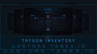 Fivem Script  Trygon Inventory  UZStore QBCore ESX Standalone [upl. by Annuahs439]