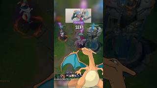 leagueoflegends LoL leaguetiktok Humor PokeLoL Riot Charizard Fyp ParaTi Smolder LoLMods [upl. by Niwrek]