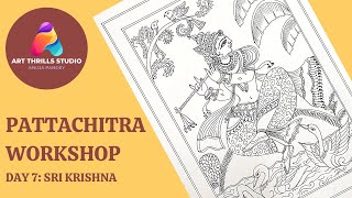 Pattachitra Workshop Day 7 [upl. by Suneya]