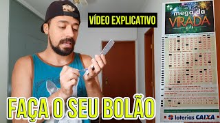 Como Fazer Bolão da Mega Sena da Virada  Vídeo Explicativo   Loteria Federal [upl. by Aileduab]