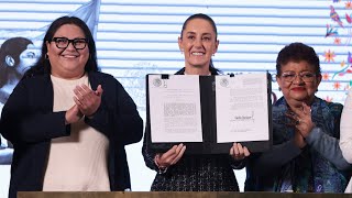 Nuevo decreto garantiza más derechos a las mujeres Conferencia presidenta Sheinbaum [upl. by Dole]