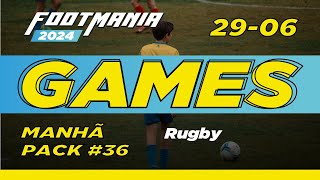 2906 Manhã I Caldas Rugby I dia 3  FootMania 36 [upl. by Worthington892]