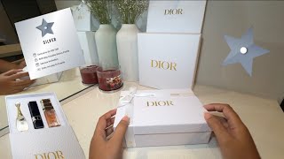 Unboxing Dior Silver Welcome Gift  Birthday Gift [upl. by Niak]