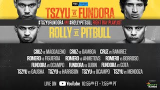 Fight Day Playlist Tszyu vs Fundora  Rolly vs Pitbull [upl. by Eatnuhs]