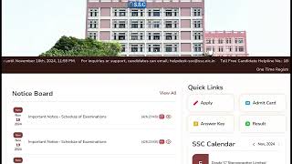 SSC latest examination calendar  SSC cgl update [upl. by Cirre]