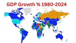 GDP Growth By Country [upl. by Neuberger]