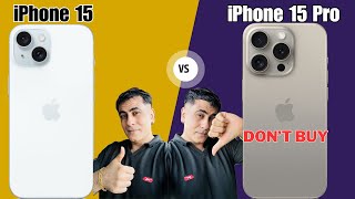 iPhone 15 vs iPhone 15 Pro [upl. by Werd293]