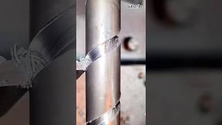 The machining process of spiral groove on solid shaft tools skills shorts [upl. by Yecrad318]