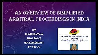 Arbitral Proceedings in India An overview of practical procedure [upl. by Marylynne]