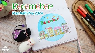 Bullet Journal December 2024 Setup Plan With Me [upl. by Naujak679]