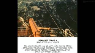 Beaufort Scale Explained Ocean Edition YouTube [upl. by Aselehc]