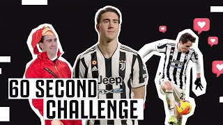 ⏱ Dušan Vlahović Does the 60Second Challenge  Quickfire Questions with DV7  Juventus [upl. by Eilegna]