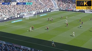 4K  PES 2024 Ultra Realism Graphics amp Sound Mod  Juventus vs Cagliari  Updated Allianz Stadium [upl. by Stuart]