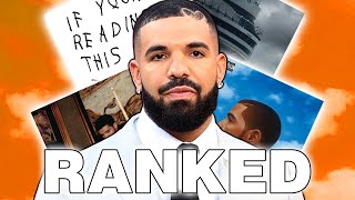 Ranking EVERY Drake Album [upl. by Valida754]