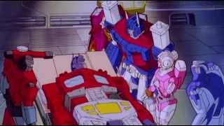 Transformers g1 the Movie The death of Optimus Prime [upl. by Aseeram823]