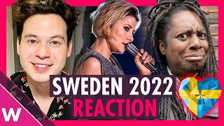 Cornelia Jakobs quotHold Me Closerquot Reaction  Sweden Eurovision 2022 [upl. by Gregory]