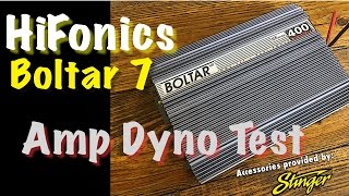 1989 HiFonics Boltar VII Overview and Amp Dyno Test [upl. by Ainahpets]