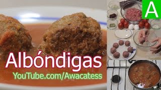 Albondigas en Salsa Chipotle Rellenas de Huevo Cocido Cocina Mexicana Recetas Faciles y Economicas [upl. by Darcia]