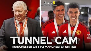 Tunnel Cam At Wembley As The Red Devils Become 13Time FA Cup Winners 🏆  Tunnel Cam  EE [upl. by Llenyt138]