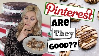 Pintrest Christmas Cookies TESTED  VEGAN  Are they any good [upl. by Nahtanohj]