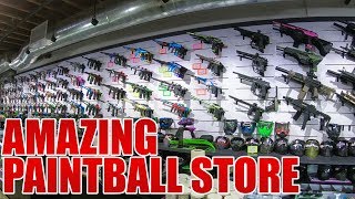 The Most Amazing Paintball Store in the World  ANS Warehouse Tour  2017  Ansgearcom [upl. by Alaehs]