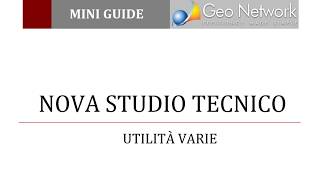 NOVA Studio Tecnico  Utilità varie Modulo parcellazione [upl. by Thorma]