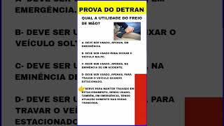 Prova teórica Detran 2024 prova do Detran 2024 [upl. by Lime]