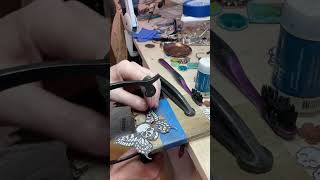 Sawing Copper  Metal Piercing Jewelry [upl. by Ynnaffit]