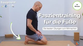 30 MIN FASZIENTRAINING FÜR DIE FÜßE  7 Übungen zum Mitmachen  Triggerdinger® [upl. by Enylodnewg]