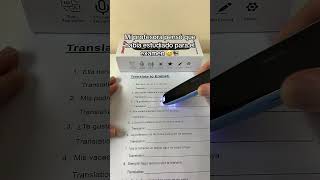 Se pensó que había estudiado 😅📚 school traductor bolígrafo examen [upl. by Koslo]