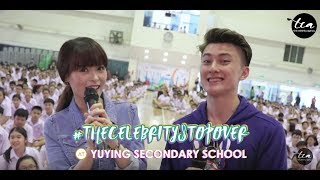 TheCelebrityStopover at Yuying Secondary School w Jayley Woo amp Edwin Goh [upl. by Nodnelg736]