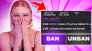 THE WEIRDEST TWITCH UNBAN REQUESTS  Loveabilities [upl. by Starbuck376]