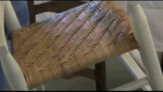 SEAT WEAVE CANE CANING HOW TO DVD [upl. by Glennon]