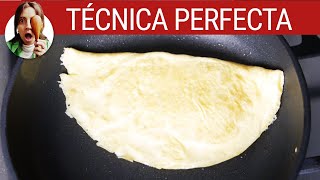 OMELETTE DE HUEVO TÉCNICA INFALIBLE Tortilla francesa  ¡Huevo Paulina [upl. by El]