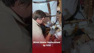 Water Heater Replacement by FUSE🛠💦 plumbing plumber plumbingskills sanjose california [upl. by Conyers]