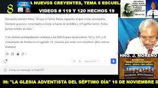 VIDEOS 119 Y 120 MARATÓN 180 AÑOS CONÉCTADOS A JESÚS ¿CÓMO LOGRARLO 16112024 MCAJ Y THISU [upl. by Amarette]