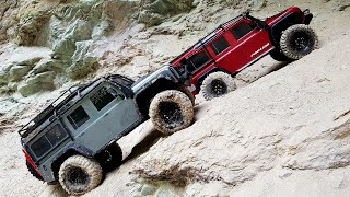 TRAXXAS TRX4 VS TRX4  Rock crawling [upl. by Styles]