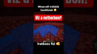 Minecraft Trükkök Kezdőknek 🏆 kattos minecraft vicces minecraftshorts minecraftmoments [upl. by Ttegirb217]