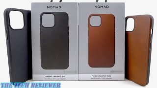 Nomad Modern Leather Case for iPhone 13 amp 13 Pro Max 10 Ft Drop Protection  MagSafe  Gorgeous [upl. by Anitaf]