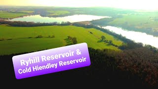 Cold Hiendley amp Ryhill Reservoir from the drone [upl. by Irafat856]