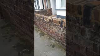 Bad brickwork Bricklaying for beginners [upl. by Einiffit]