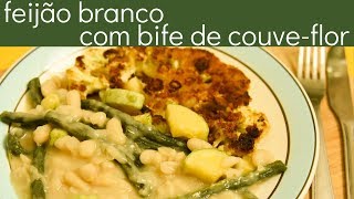 Feijão branco com Couveflor Empanada VEGANA [upl. by Freiman]