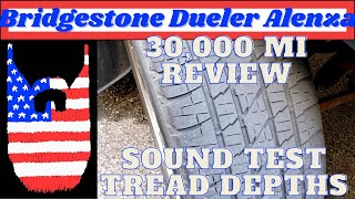 30000 Mile Review Bridgestone Dueler HL Alenza [upl. by Yendyc]