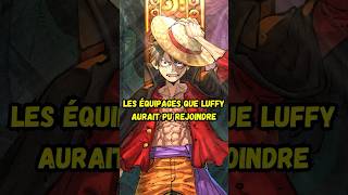 Les équipages que Luffy aurait pu rejoindre dans One piece onepiece anime manga luffy [upl. by Goldfinch]