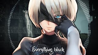 【Nightcore】→ Everything Black  Lyrics [upl. by Letsirk]