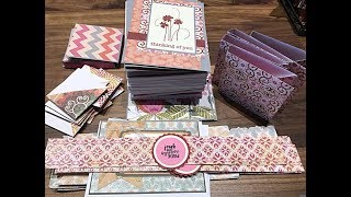 Using Up a whole 12x12 Paper Pad  Project Share [upl. by Chaing]