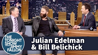 Jimmy Interviews Julian Edelman and Bill Belichick After Patriots Comeback Super Bowl Win [upl. by Urson20]