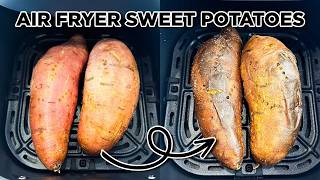 Air Fryer Baked Sweet Potatoes  Easy Sweet Potato Recipe [upl. by Brandi319]