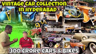 Vintage Car Collection of Hyderabad  Dasara Special  Charmas Owner  Mercedes owner vintagecars [upl. by Ariew875]